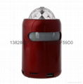 LED Crystal Light Mini Digital Speaker SK#68 LED Light Portable Speaker 5