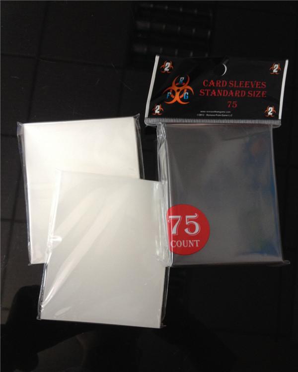 Custom printing colored easy shuffling trading card sleeves YC003