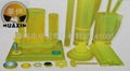 進口韓國PU優力膠黃色PU板棒管材件 1