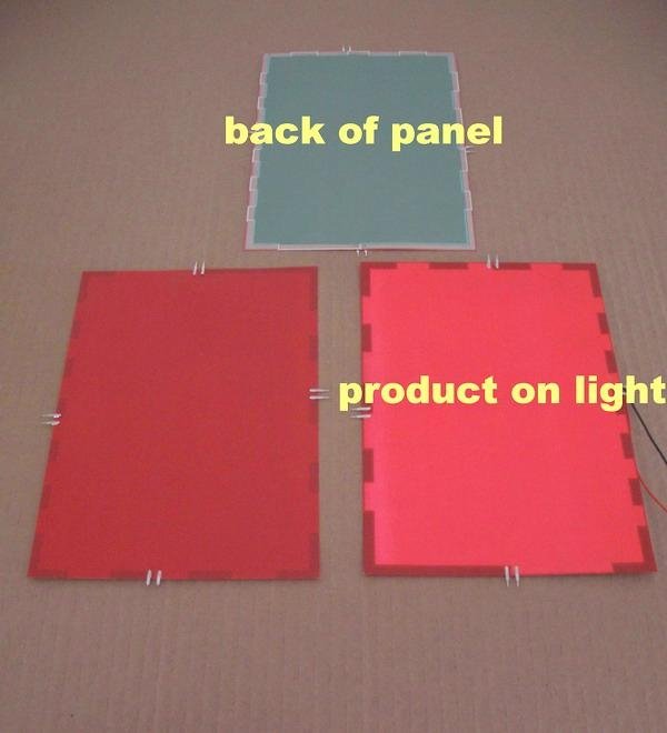 cuttable el panel, el backlight panel in any color  2