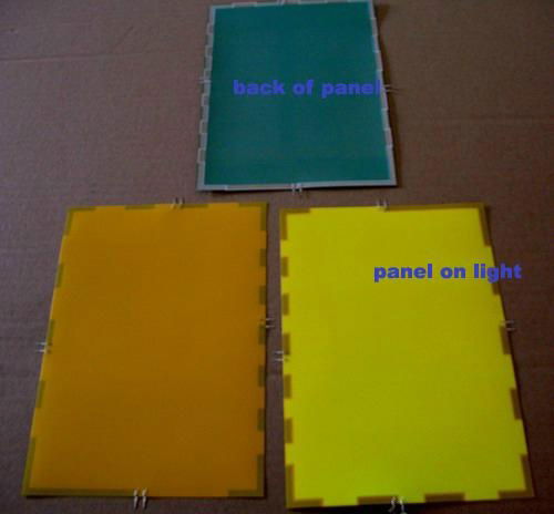 cuttable el panel, el backlight panel in any color  3