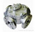 4 way flange ball valve 1