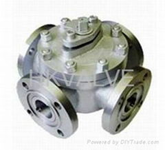 4 way flange ball valve