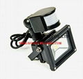 10W PIR Infrared Motion Sensor LED Flood Light 90LM PIR Motion Sensor LED Flood