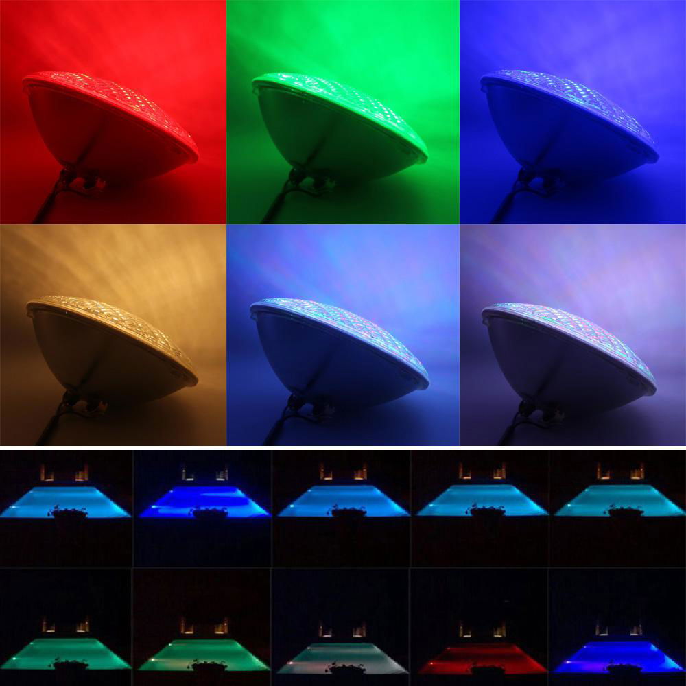 lampada piscina led 22W Underwater Lighting IP 68 Pool Lights RGB FB Color 5