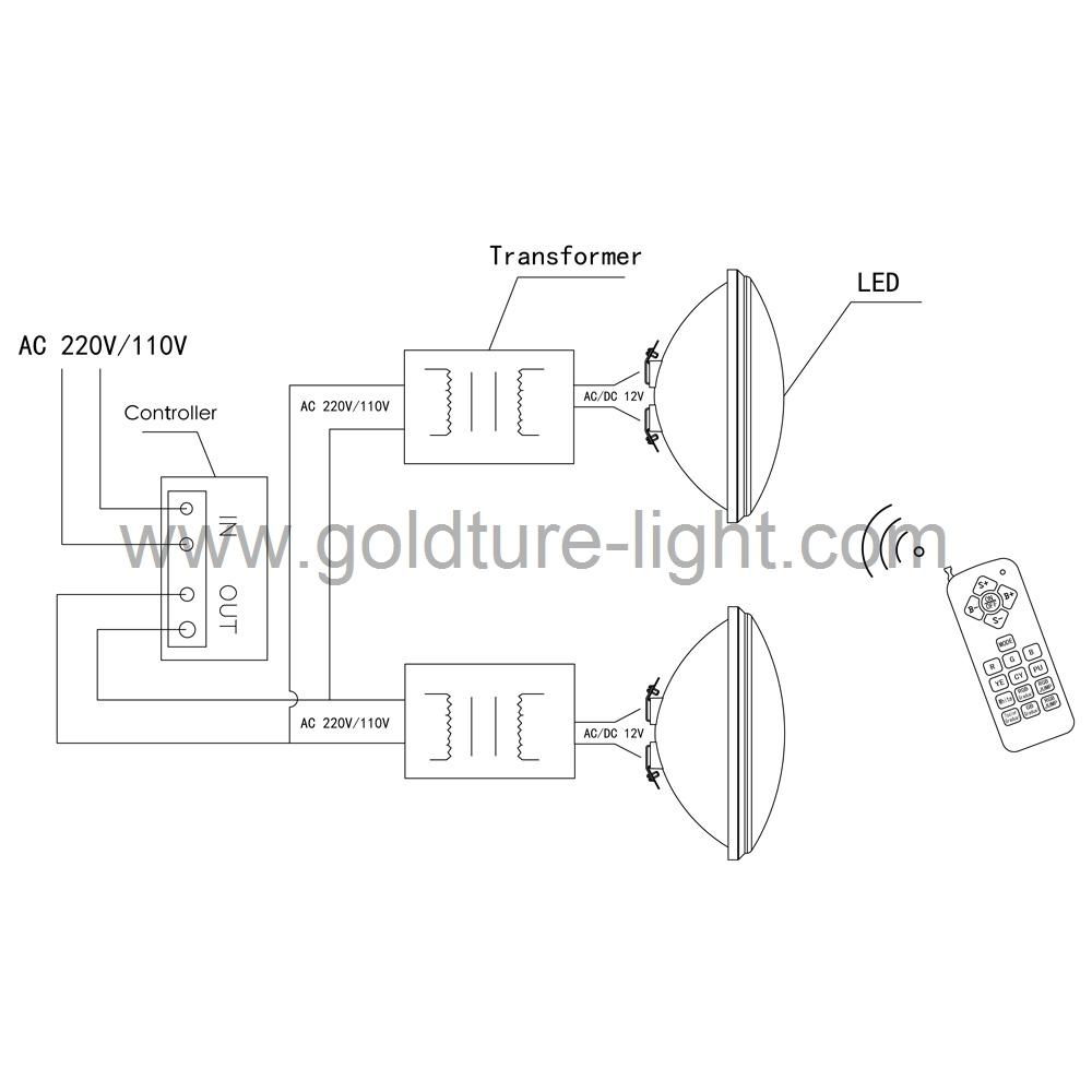 a pool lamp 15W RGB LED Light 12V Piscina Pond Lighting Warm Cold White 4