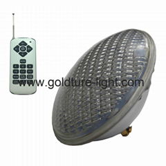 par56 pool light ip68 led 24W Luz Para Piscina RGB 351leds Synchronous with remo