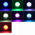 ip68 waterproof led pool light 18w RGB multicolor 12V