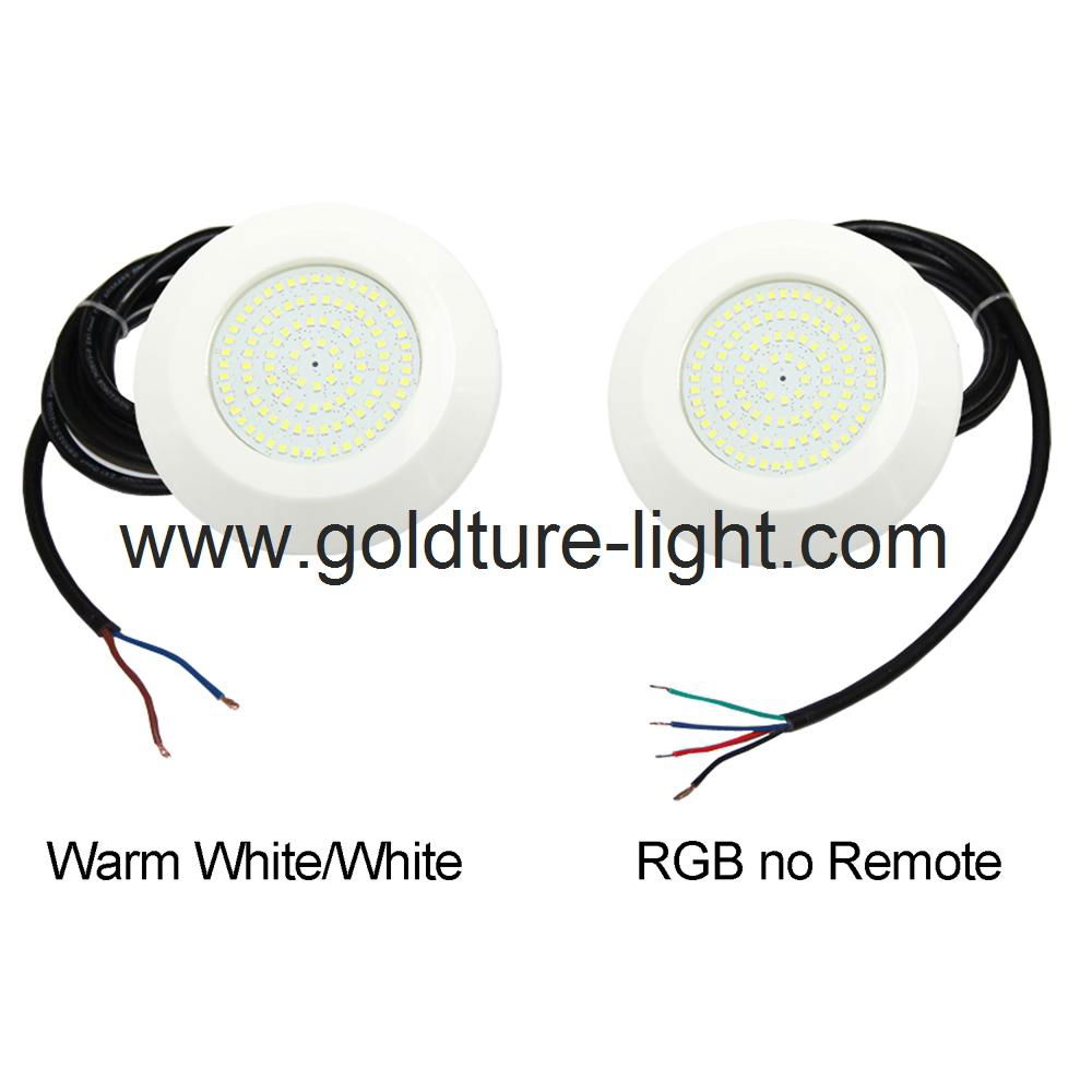 RGB Spot Light 9W 12W DC 12V Underwater Pool Lighting IP68 Waterproof Warm White 2