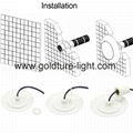 RGB LED Light 9W 12W Under water Pool Lights 12v Jacuzzi LED Warm White 7