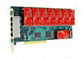 12 ports asterisk fxo fxs card