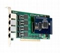  Quad span asterisk E1 t1 voip card with HDEC 1