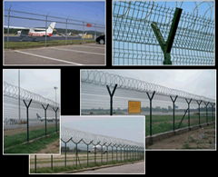 Airport  chain link wire mesh Fence