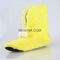 fashion lady indoor boots pv fur upper material  3