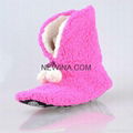 fashion lady indoor boots pv fur upper material  5