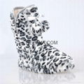 fashion lady indoor boots pv fur upper material  4