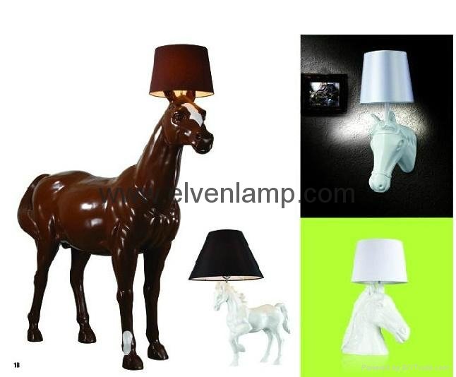 Offer  modern table lamp ，head horse lamp lighting lights lamps 2