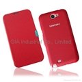 Leather Flip Case Cover For Samsung Galaxy Note II N7100 3