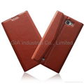 Leather Flip Card Case for Samsung Galaxy Note 2 N7100 3