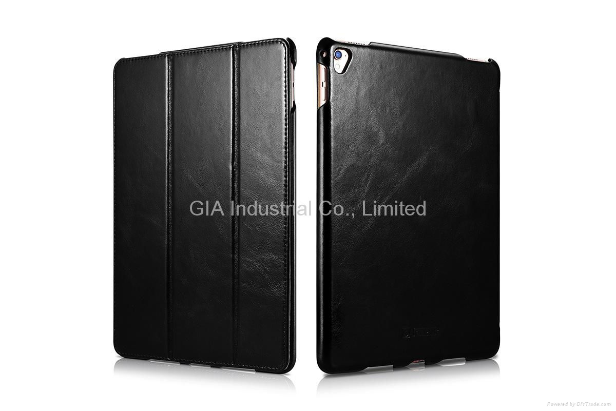 9.7'' iPad Pro Genuine Leather Folio Flip Case 2