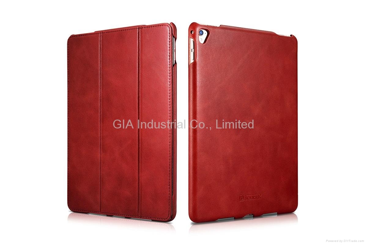 9.7'' iPad Pro Genuine Leather Folio Flip Case 3