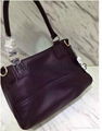 Black genune leather handbag shoulder strap bag crossbody bag 3