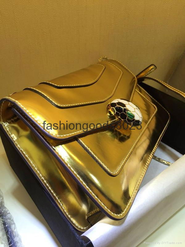 GOLDEN MIRROR GENUINE LEATHER SHOULDER STRAP BAG 2