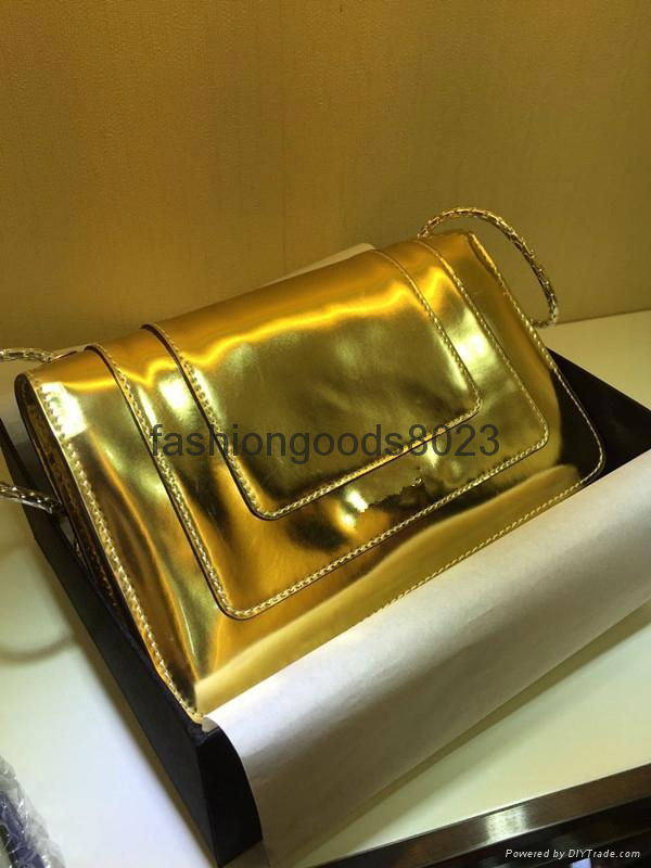 GOLDEN MIRROR GENUINE LEATHER SHOULDER STRAP BAG 4