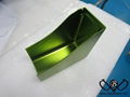 Simple Aluminum CNC parts with gold plating treatment Supplies of rapid parts 3