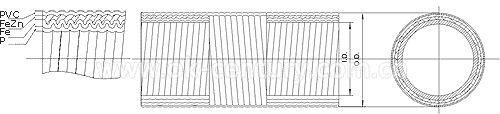 electric wire protection tube 4