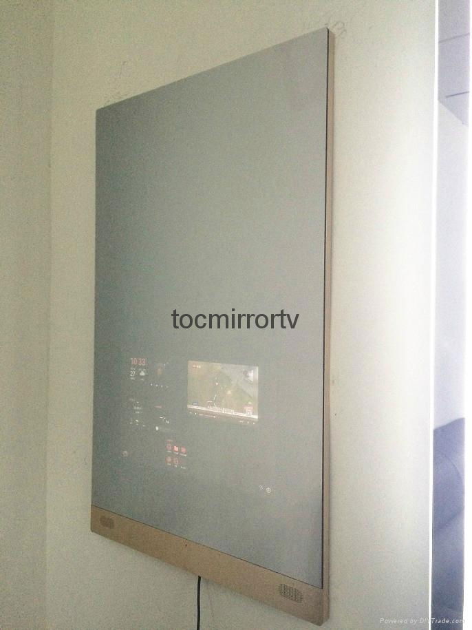 Magic Bathroom Mirror TV Mirror Advertising Display  2