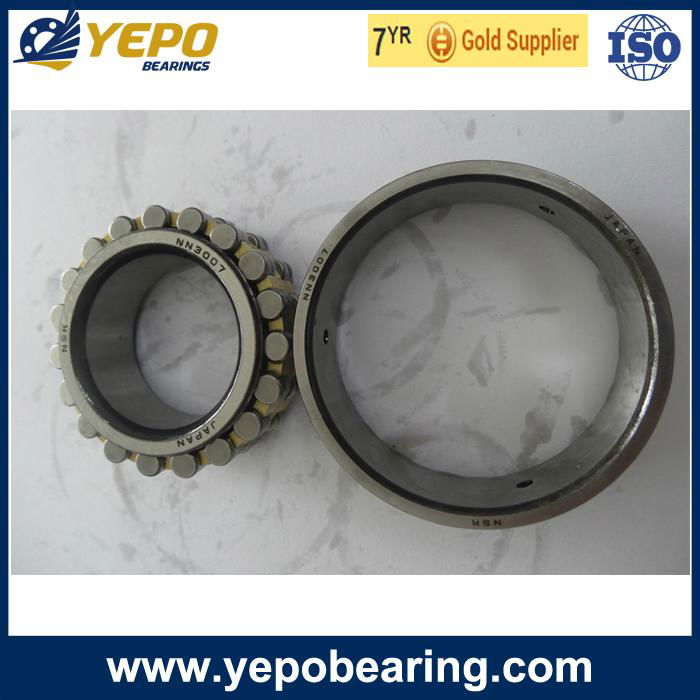 High Precision NN3007 double row cylindrical roller bearing 3