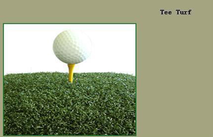 Golf tee turf