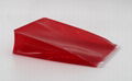 Promotion cheap small 0.3mm clear PVC pouch in red colour  3