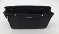 Multifunction nylon made expand capacity home organiser tool bag in black colour