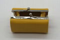 Lovely kids kiss lock PU made small coin purse with metal framde  2