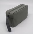 600D polyester promotion large toiletry bag with short polyester webbing handle  3