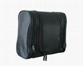 1680D polyester black multifunction men high grade travel hanging toiletry bag  3