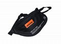 600D polyester unisex fanny pack black colour  2