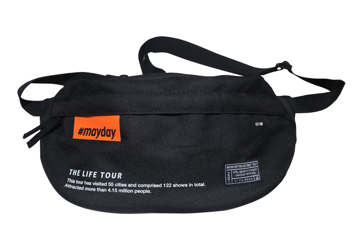 600D polyester unisex fanny pack black colour 