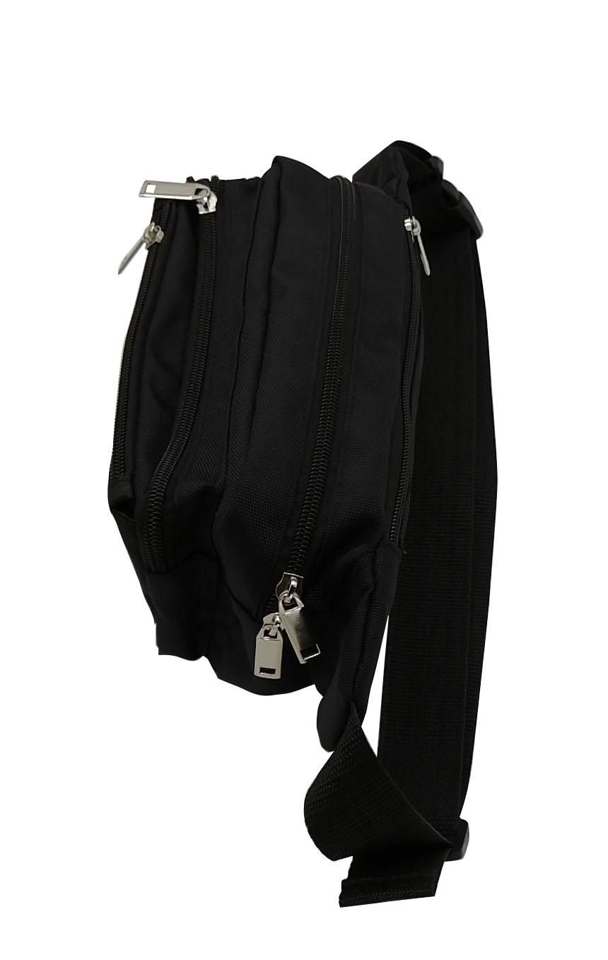 Latest unisex trend hip/waist bag polyester made in black colour  4