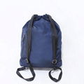 Latest 230D nylon drawstring backpack blue colour  2