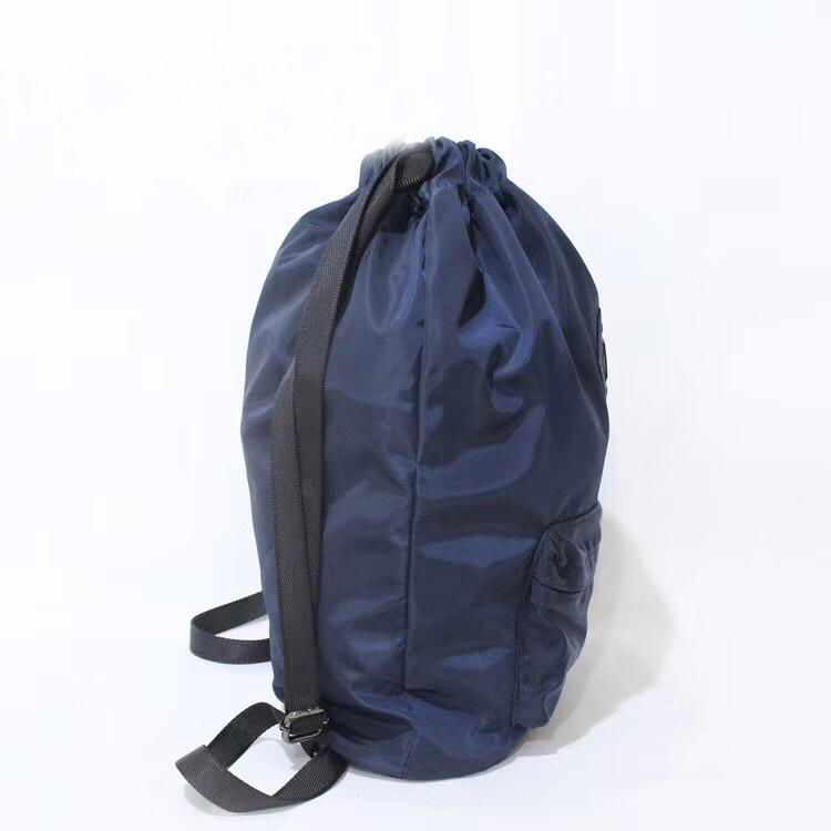 Latest 230D nylon drawstring backpack blue colour  4
