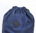 Latest 230D nylon drawstring backpack blue colour  5