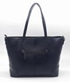 2019 latest genuine leather fashion beauty women large tote handbag black colour 2