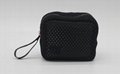 Promotion gift Lady beauty black mesh small cosmetic pouch w/wrist handle  1
