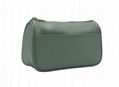 The pistachio green lady beauty Clutch cosmetic bag with pocket 4