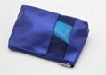 Promotion gift PU made beauty PU cosmetic bag with mesh window  4