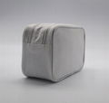 TPE polyester makeup bags double zipper closure 3