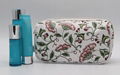 Large capacity women beauty travel cosmetic bag with short handle in white  1